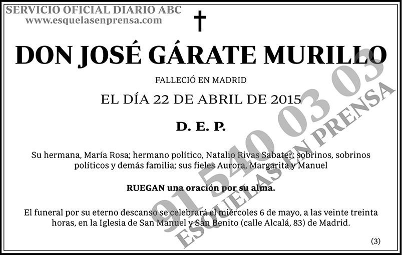 José Gárate Murillo